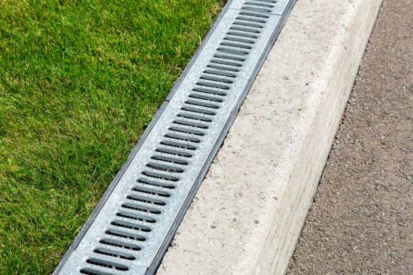 Courtyard Drain Installation in Bellingham
